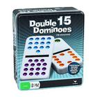 Double 15 "Mexican Train" Dominoes - Dominó fémdobozban Double 15 "Mexican Train" Dominoes - Dominó fémdobozban