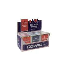 COPAG plasztik póker kártya, 4 colour (4 színű), 1 karton (12 csomag)
