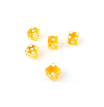 Precíziós dobókocka, 19mm - sárga