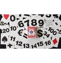 Bicycle Special NUMBERS kártya, 11 plusz online effekttel, 1 csomag / piros