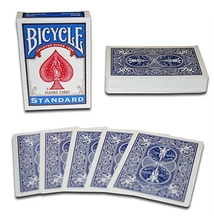 Bicycle "Magic Deck" - dupla hátoldalas: kék/kék, 1 csomag - bontott/rosszul címkézett