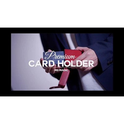 MAZE bőr kártyatok - kék