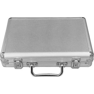 Aluminum tok 200 zsetonnal, 2 pakli kártyával és 5 dobókockával / 1 csomag