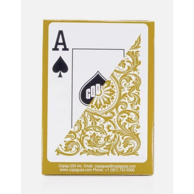 COPAG Elite Jumbo indexes 100% plasztik póker kártya - Sárga, 1 csomag