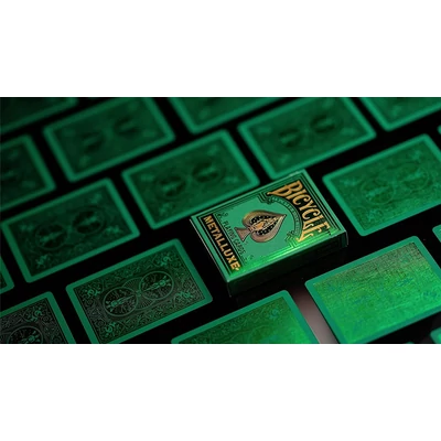 Bicycle Metalluxe Green kártya, 1 csomag