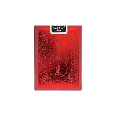 Bicycle Metalluxe Red kártya, 1 csomag