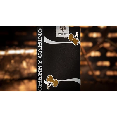 Limited Edition Cherry Casino (Monte Carlo Black and Gold) sorszámozott kártya, 1 csomag