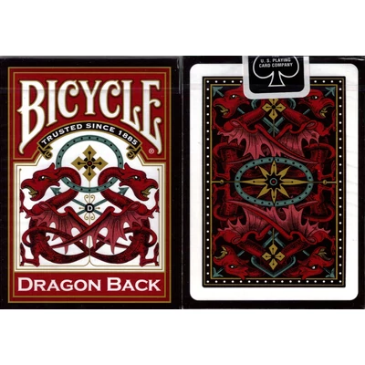 Bicycle Dragon Back kártya, Piros