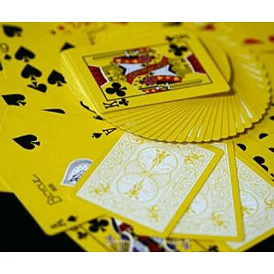 Bicycle Yellow Deck, Reversed Back kártya