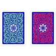 COPAG Neoretic plasztik póker kártya, 2 Jumbo index, dupla csomag (Green/Red/Blue), 1 csomag