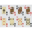 Nº 818 Linen Gofrado kártya, dupla csomag (1 piros + 1 kék)