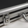 Extra Alu 500 case - fekete/ezüst zsetontartó táska/bőrönd, 500 db-os