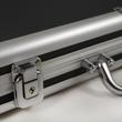 Extra Alu 300 case - fekete/ezüst zsetontartó táska/bőrönd, 300 db-os