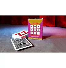 Bicycle Invisible Deck kártya - fekete, 1 csomag