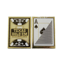 COPAG Texas Hold 'em Gold plasztik póker kártya - Fekete