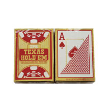 COPAG Texas Hold 'em Gold plasztik póker kártya - Piros