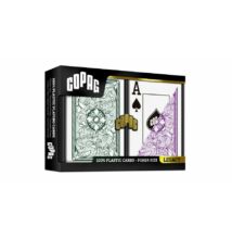 COPAG plasztik póker kártya, 2 Jumbo index, dupla csomag (Green/Burgundy)