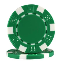 Pókerzseton kocka mintával, 25 db/csomag