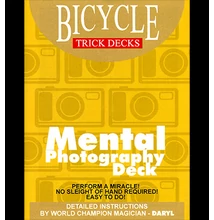 Bicycle Mental Photography Deck - piros, 1 csomag