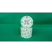 Zseton.hu HungaroLinea kerámia póker zseton - 25/zöld, 1 db (aligned)