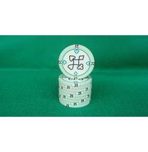 Zseton.hu HungaroLinea kerámia póker zseton - 25/zöld, 1 db (aligned)