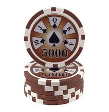 Royal Flush póker zseton, 5000 - 25-pack