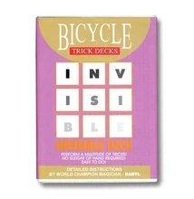 Bicycle Invisible Deck, 809 Mandolin Back - piros, 1 csomag