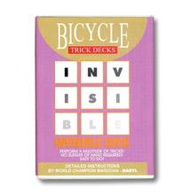 Bicycle Invisible Deck, 809 Mandolin Back - piros, 1 csomag