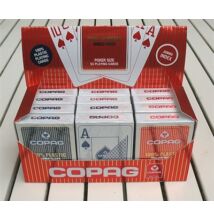 COPAG plasztik póker kártya, 2 Jumbo index, 1 karton (12 csomag)