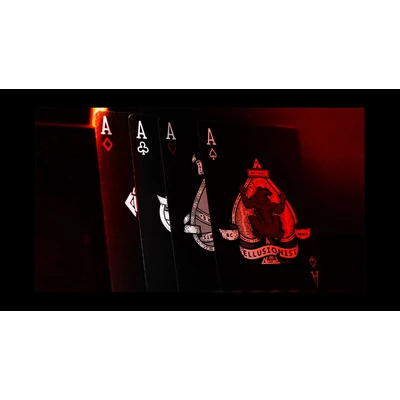 Ellusionist Deck: Black Anniversary Edition kártya, 1 csomag - csomagolás sérült