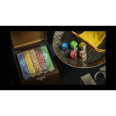 Five Elements kártya, Wooden Collection Set (5 csomagos + 5db dobókocka)