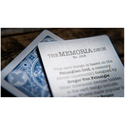 Bicycle Memoria Deck (Feinaiglian Grid) kártya - leírás