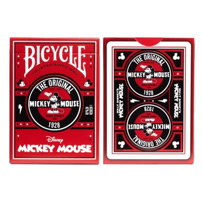Bicycle Classic Mickey Mouse (piros) kártya