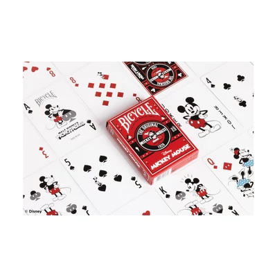 Bicycle Disney Classic Mickey Mouse (piros) kártya, 1 csomag