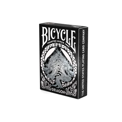 Bicycle Dragon 2023 kártya - fekete, 1 csomag