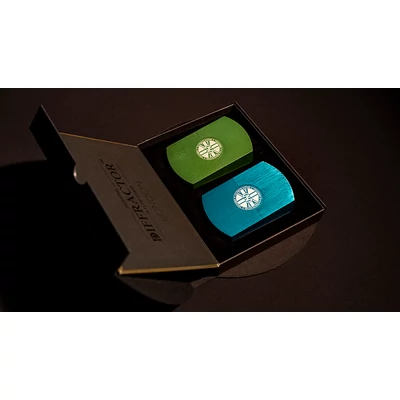 London Diffractor Double Metal Playing Card Set