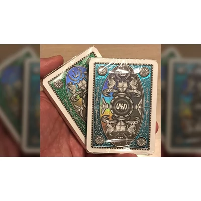 London Diffractor Double Metal Playing Card Set