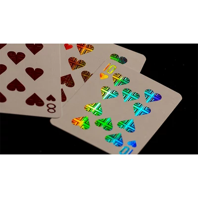 London Diffractor Double Metal Playing Card Set