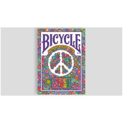 Bicycle Peace &amp; Love kártya
