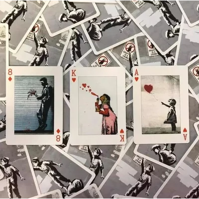 Piatnik Banksy kártya 1*55 lapos, 1 csomag