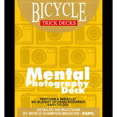 Bicycle Mental Photography Deck - piros, 1 csomag