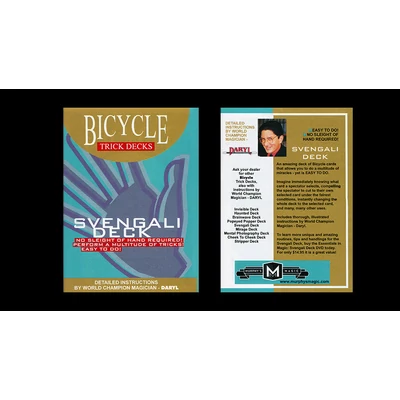 Bicycle Svengali 809 Mandolin Back kártya - piros