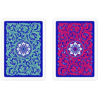 COPAG Neoretic plasztik póker kártya, 2 Jumbo index, dupla csomag (Green/Red/Blue), 1 csomag