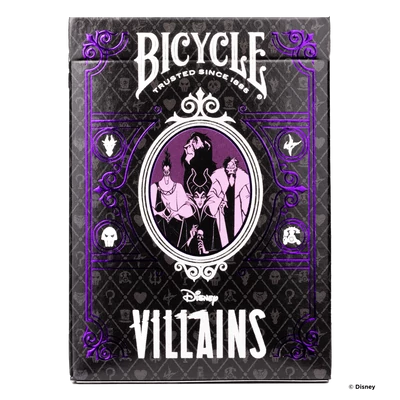 Bicycle Disney Villains kártya, 1 csomag / lila