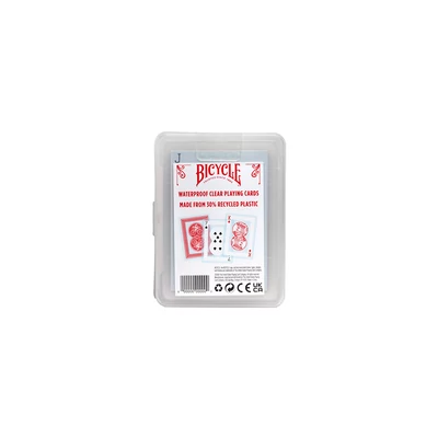 Hoyle Waterproof Clear (vízálló) kártya, 1 csomag - piros