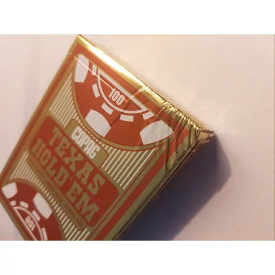 COPAG Texas Hold 'em Gold plasztik póker kártya, 1 karton