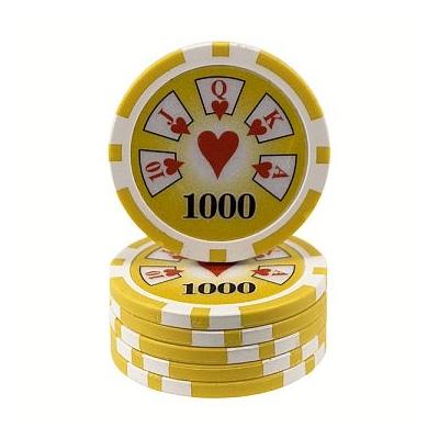 Royal Flush póker zseton, 1000 - 25-pack