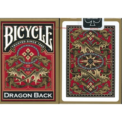 Bicycle Dragon Back kártya, arany hátlappal, 1 csomag