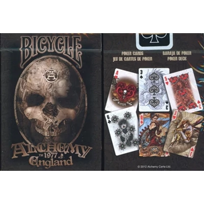 Bicycle Alchemy 1977 England, v2 kártya, 1 csomag