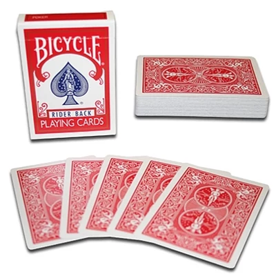 Bicycle "Magic Deck" - dupla hátoldalas: piros/piros